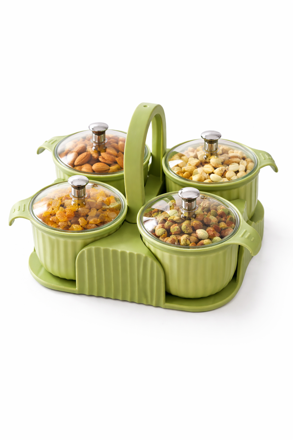 Dry Fruit Storage Container Set | Snack Organizer Box for Kitchen